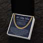 To My Son | On Your Graduation, Congratulations - Cuban Link Chain