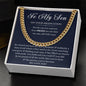 To My Son | On Your Graduation, Congratulations - Cuban Link Chain