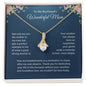 To My Boyfriend's Wonderful Mom | Thank You - Alluring Beauty necklace