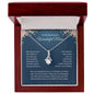 To My Boyfriend's Wonderful Mom | Thank You - Alluring Beauty necklace
