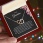 To My Grandma | Thank You - Interlocking Hearts necklace