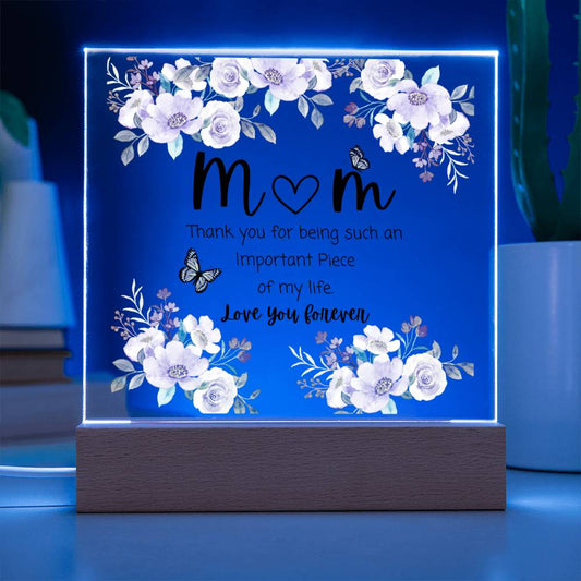 For Mom | Square Acrylic Plaque